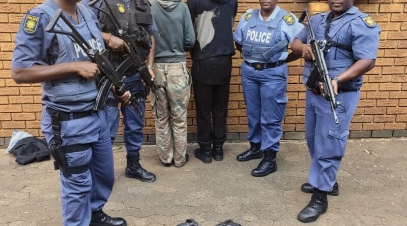 Two arrested, firearms seized in Sicelo operation