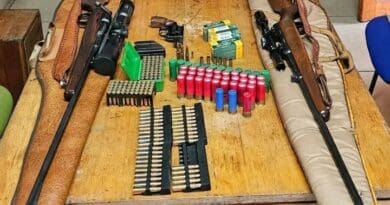 SAPS recovers over 500 illegal firearms in Gauteng crackdown