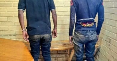 Two suspects arrested after hijacked vehicle recovered in De Deur