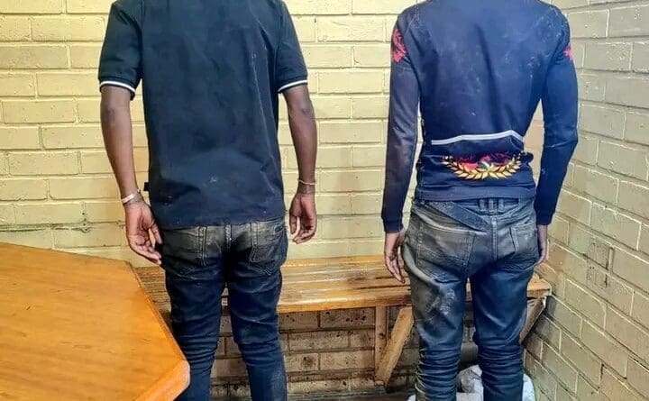 Two suspects arrested after hijacked vehicle recovered in De Deur