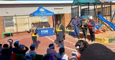 Safety awareness visit strengthens child protection at Klein Klipies Safety awareness visit strengthens child protection at Klein Klipies